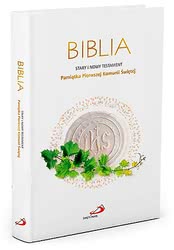 Biblia Pamiątka Pierwszej Komunii Świętej